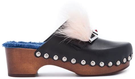 fendi square eye clogs|Shop Fendi Online .